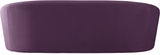 Riley Purple Velvet Sofa from Meridian - Luna Furniture