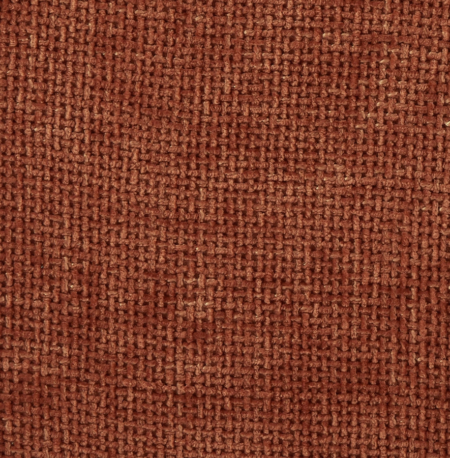 Quinn Chenille Fabric Sectional Cognac from Meridian - Luna Furniture