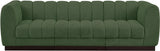 Quinn Chenille Fabric Sofa Green from Meridian - Luna Furniture