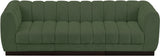 Quinn Chenille Fabric Sofa Green from Meridian - Luna Furniture