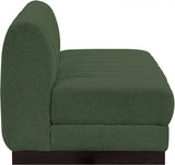 Quinn Chenille Fabric Sofa Green from Meridian - Luna Furniture