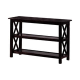 Rachelle Sofa Table with 2-Shelf Deep Merlot from Coaster - Luna Furniture