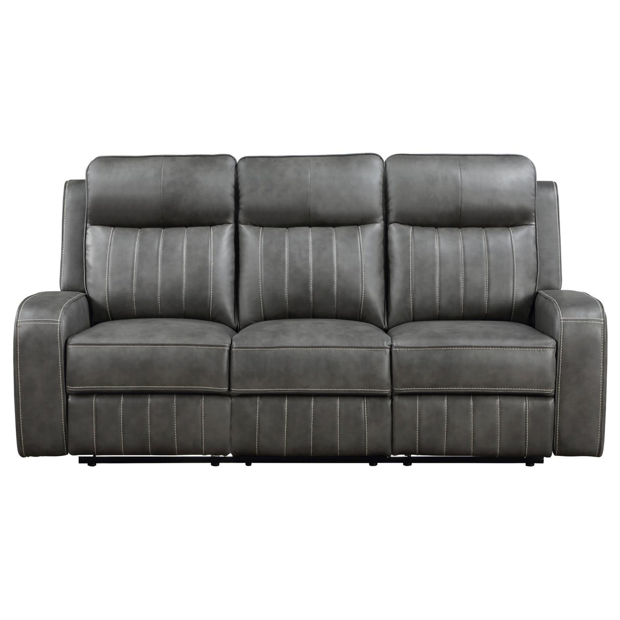 Raelynn Upholstered Motion Reclining Sofa Grey from Coaster - Luna Furniture