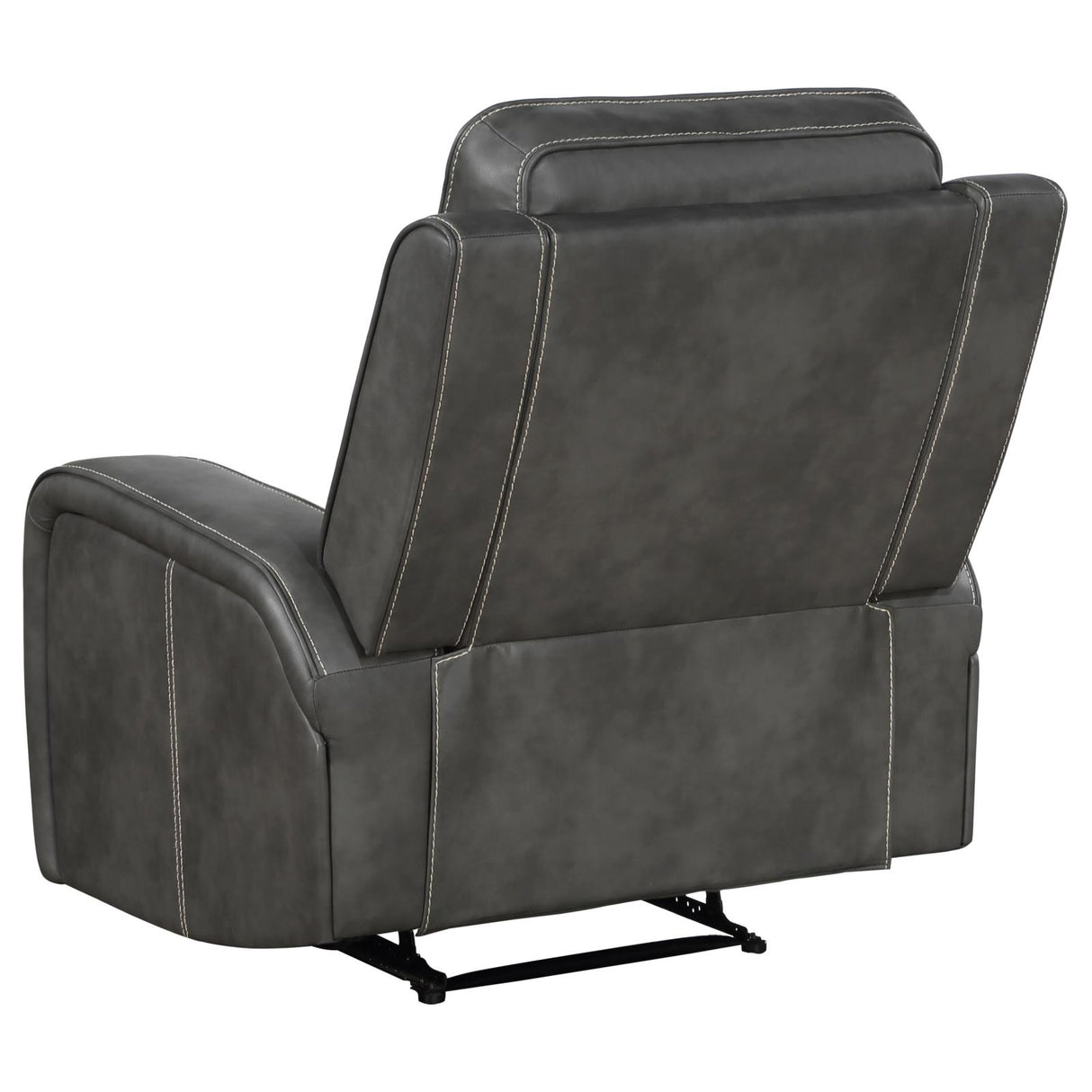 Raelynn Upholstered Recliner Chair Grey - 603193 - Luna Furniture