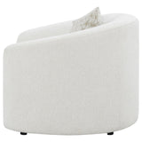 Rainn Upholstered Tight Back Chair Latte - 509173 - Luna Furniture