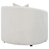 Rainn Upholstered Tight Back Chair Latte - 509173 - Luna Furniture