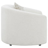 Rainn Upholstered Tight Back Chair Latte - 509173 - Luna Furniture