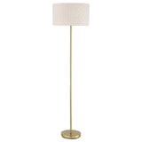 Ramiro Drum Shade Floor Lamp Gold - 920303 - Luna Furniture