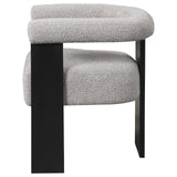 Ramona Boucle Upholstered Accent Side Chair Taupe and Black - 903149 - Luna Furniture