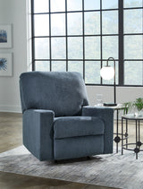 Rannis Navy Recliner from Ashley - Luna Furniture