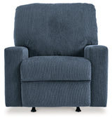 Rannis Navy Recliner from Ashley - Luna Furniture