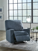 Rannis Navy Recliner from Ashley - Luna Furniture