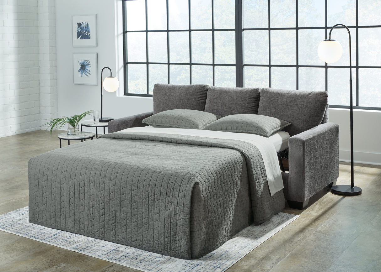 Rannis Pewter Queen Sofa Sleeper - 5360239 - Luna Furniture