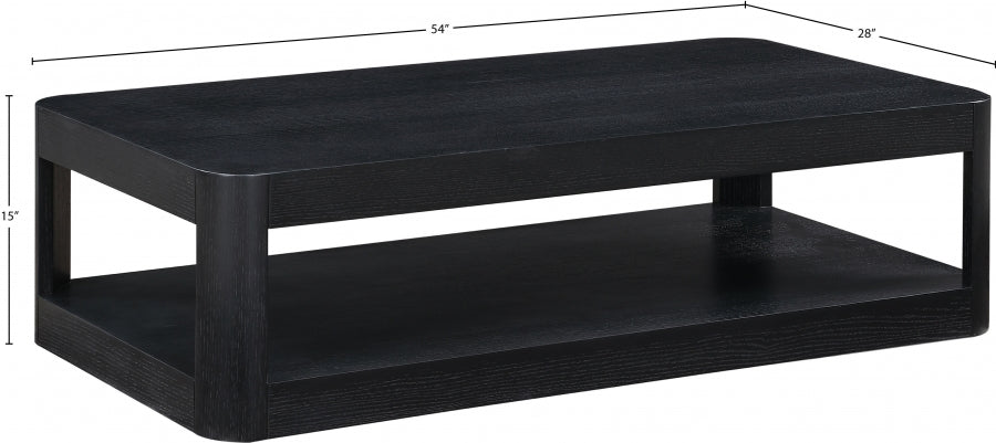 Reeves Coffee Table Black from Meridian - Luna Furniture