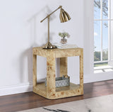 Reeves End Table Beige from Meridian - Luna Furniture