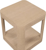 Reeves End Table Natural from Meridian - Luna Furniture