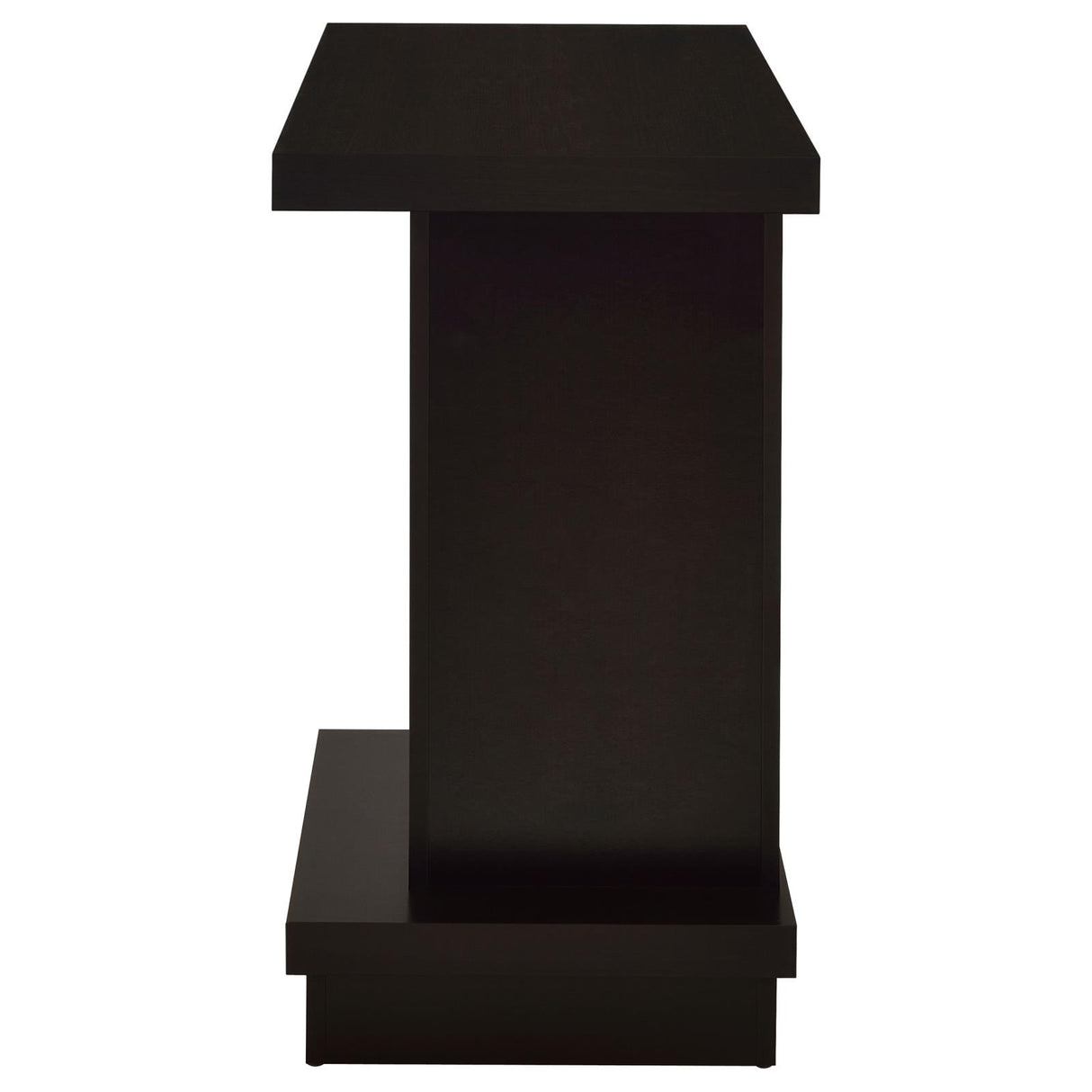 Reston Pedestal Sofa Table Cappuccino from Coaster - Luna Furniture