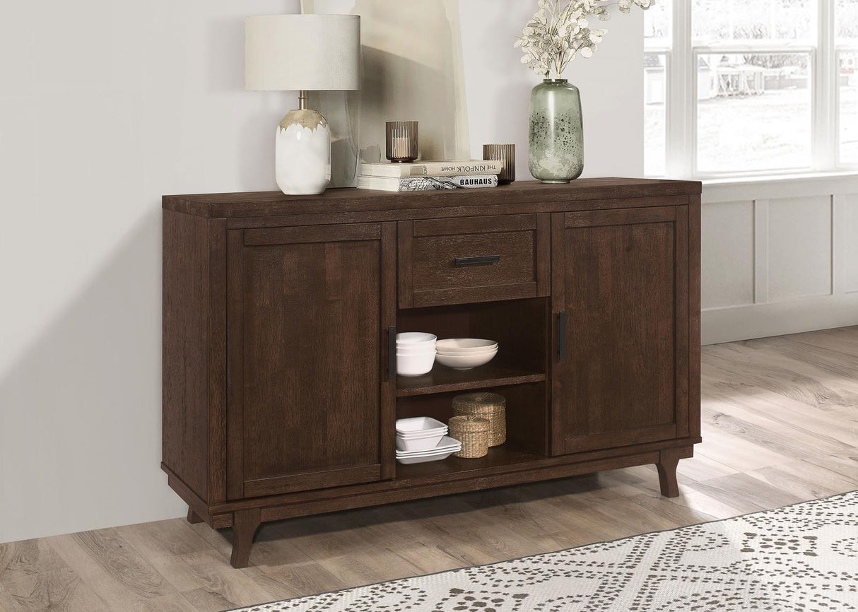 Reynolds 2-door Dining Sideboard Server Brown Oak from Coaster - Luna Furniture