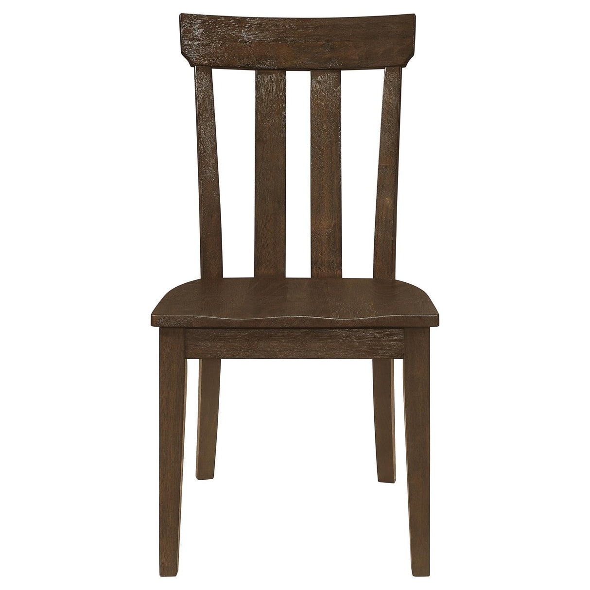 Reynolds Slat Back Dining Side Chair Brown Oak (Set of 2) from Coaster - Luna Furniture