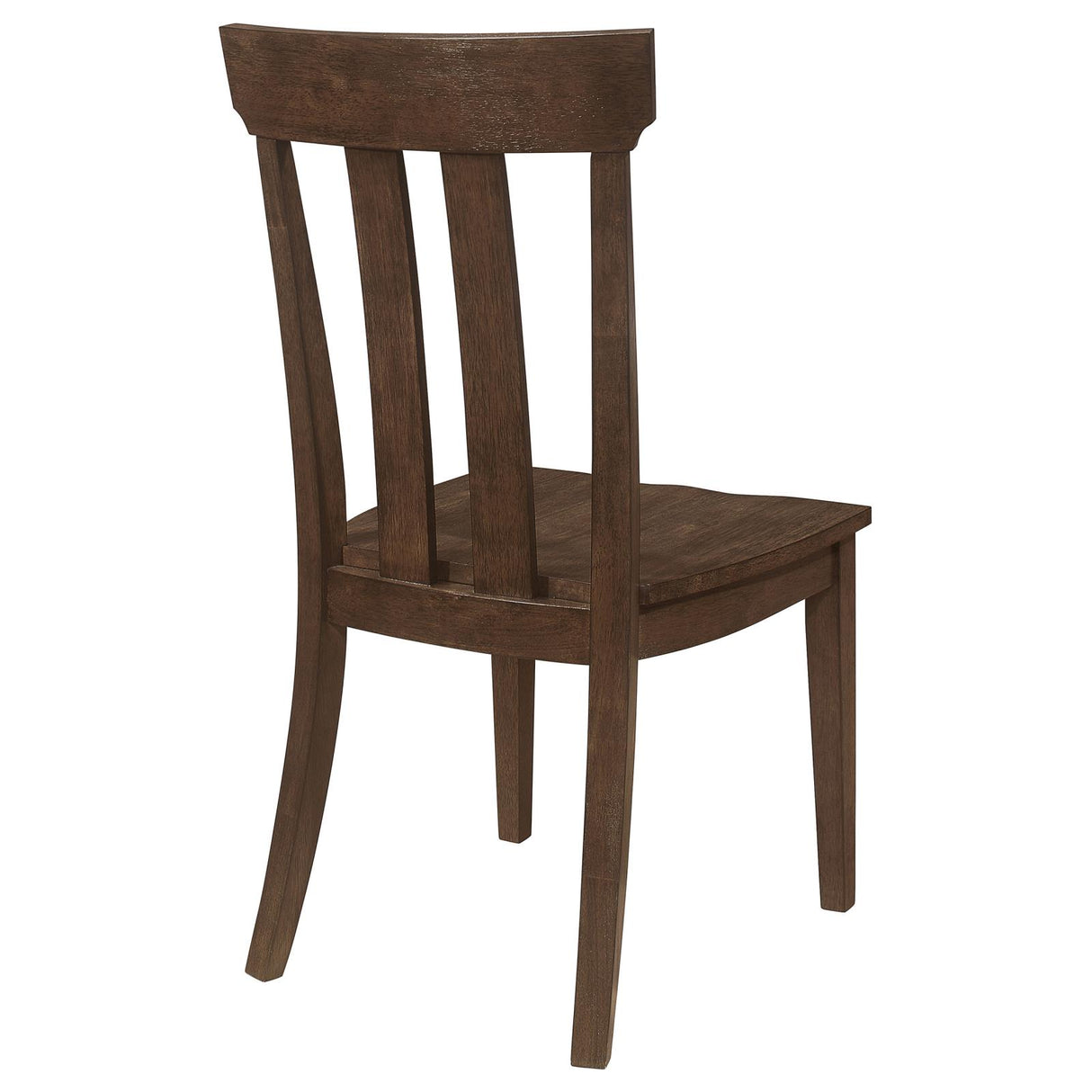 Reynolds Slat Back Dining Side Chair Brown Oak (Set of 2) from Coaster - Luna Furniture