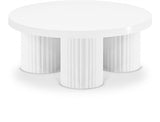 Rhodes Coffee Table White from Meridian - Luna Furniture