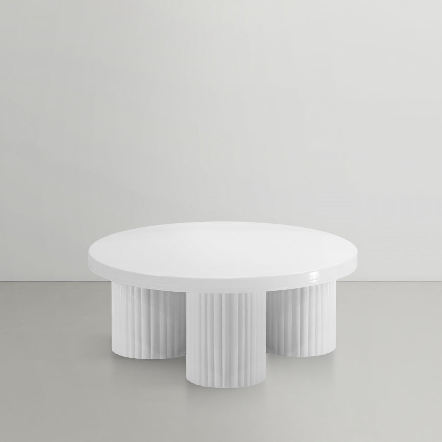 Rhodes Coffee Table White from Meridian - Luna Furniture