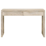 Rickman Rectangular 2-drawer Console Table White Washed - 959543 - Luna Furniture