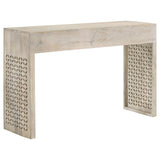 Rickman Rectangular 2-drawer Console Table White Washed - 959543 - Luna Furniture