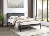 Ricky Full Platform Bed Grey and Black from Coaster - Luna Furniture