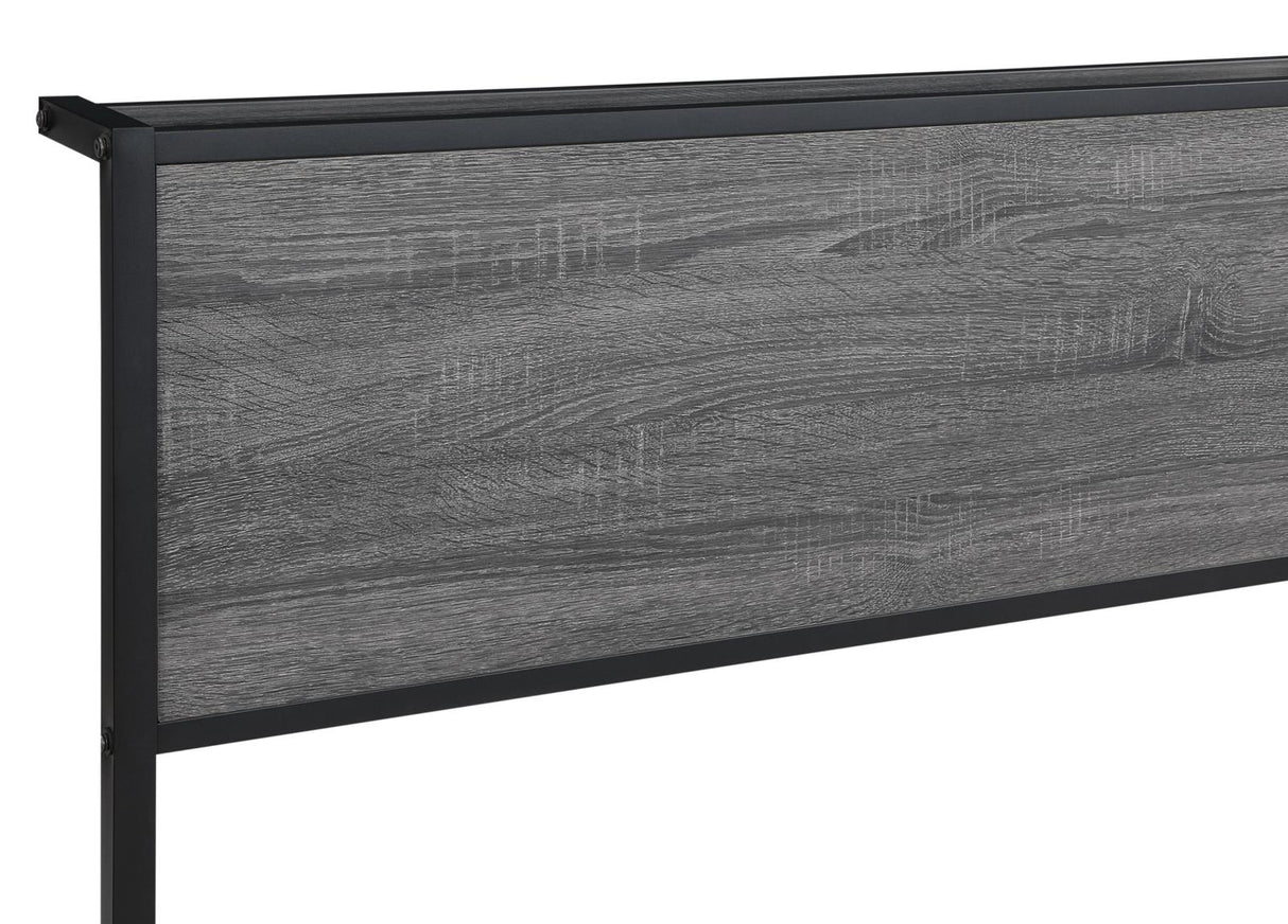 Ricky Full Platform Bed Grey and Black from Coaster - Luna Furniture