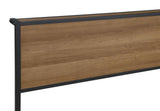 Ricky Full Platform Bed Light Oak and Black from Coaster - Luna Furniture