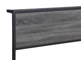 Ricky Twin Platform Bed Grey and Black from Coaster - Luna Furniture