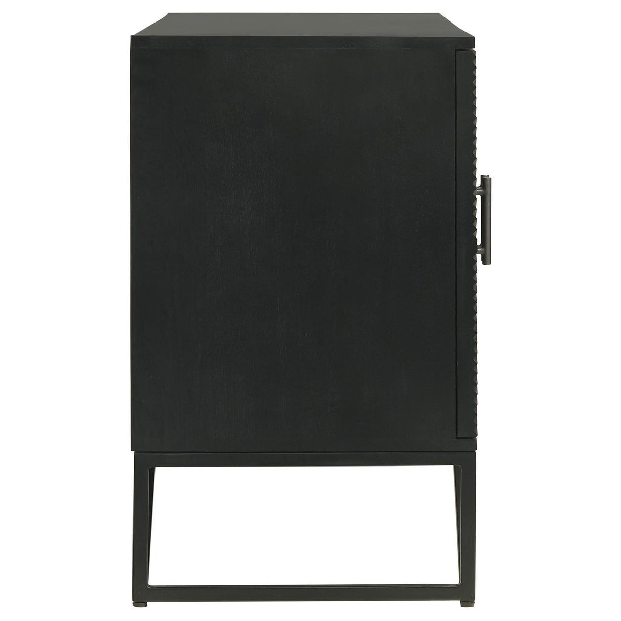 Riddell Black 3-Door Accent Cabinet from Coaster - Luna Furniture