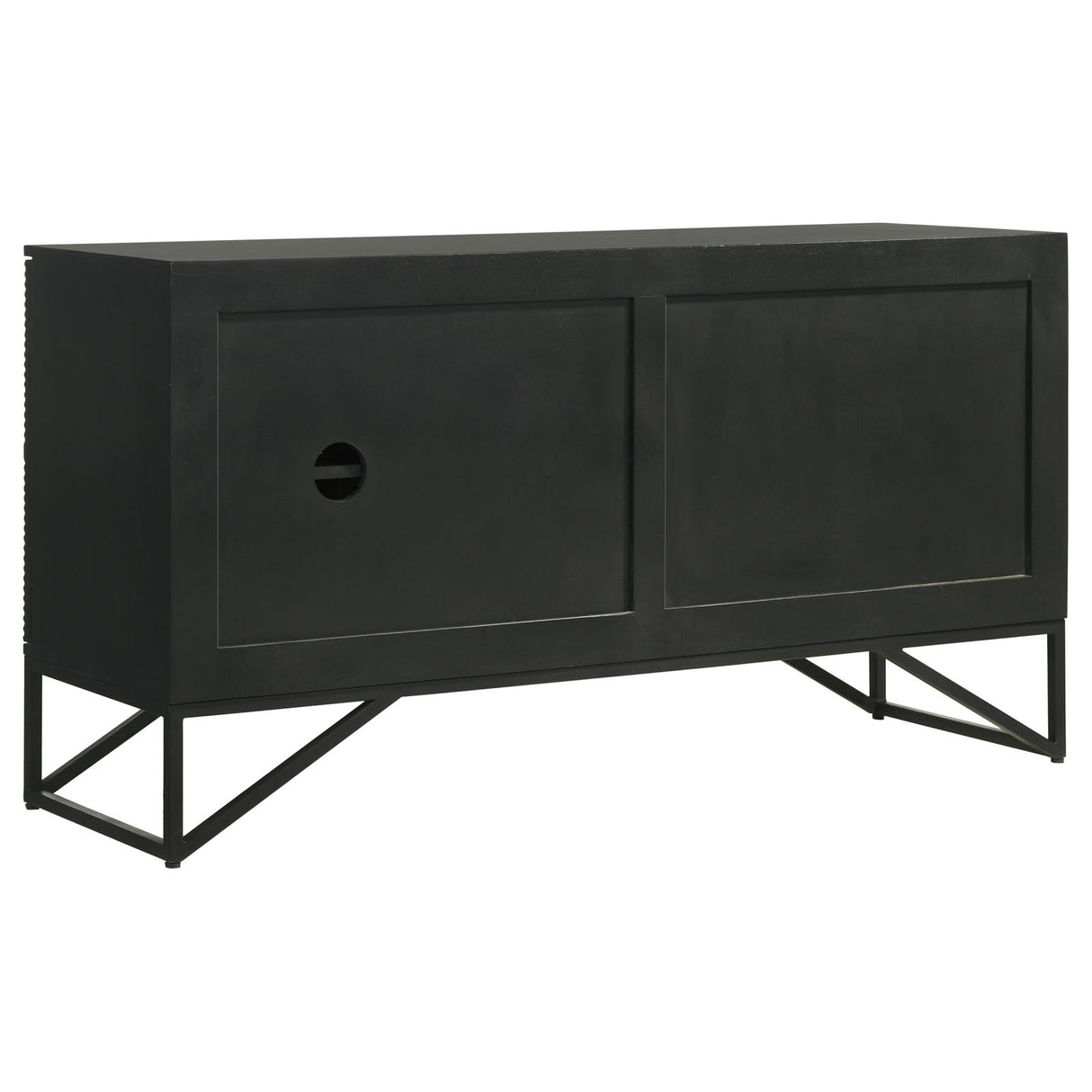 Riddell Black 3-Door Accent Cabinet from Coaster - Luna Furniture