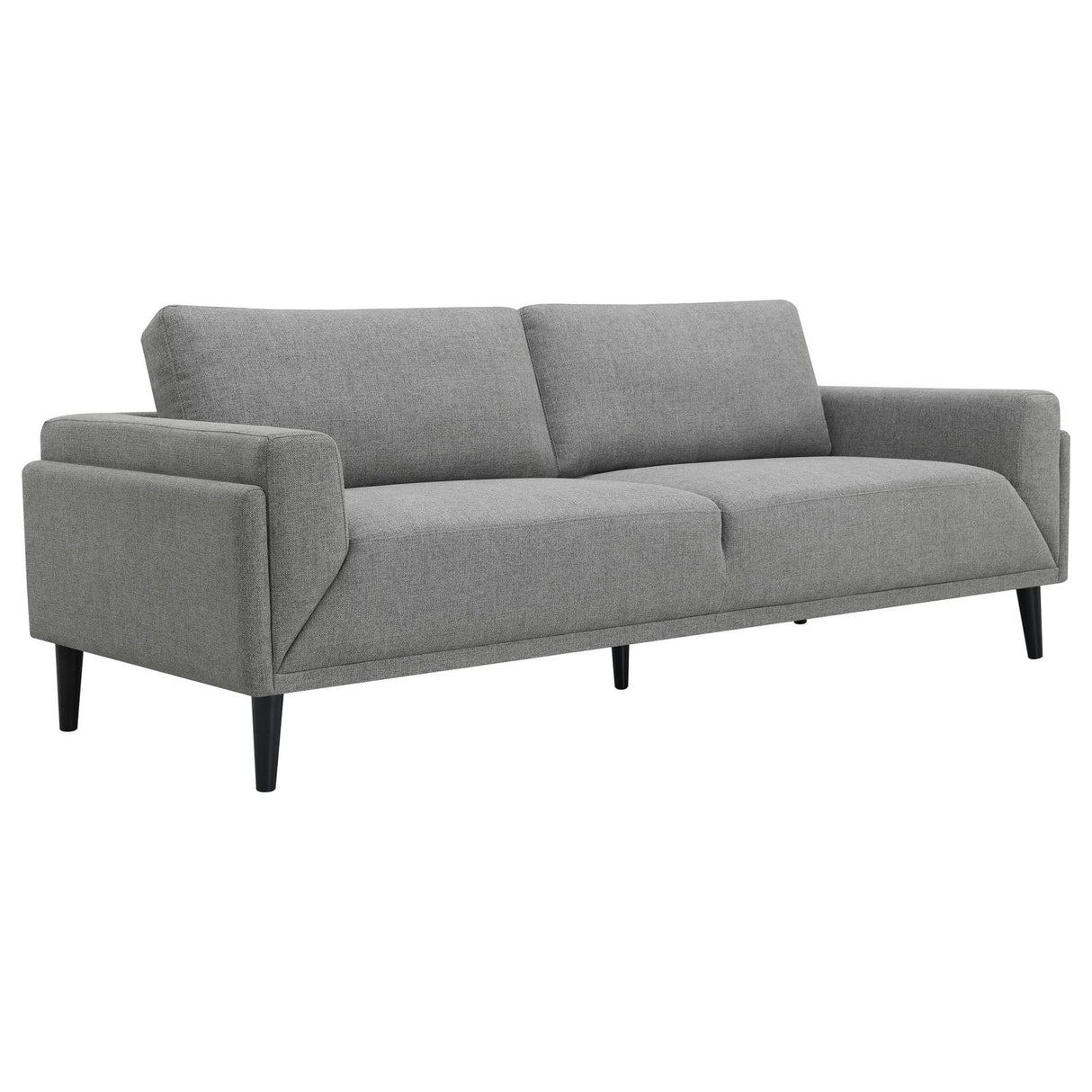 Rilynn 2-piece Upholstered Track Arms Sofa Set Grey from Coaster - Luna Furniture