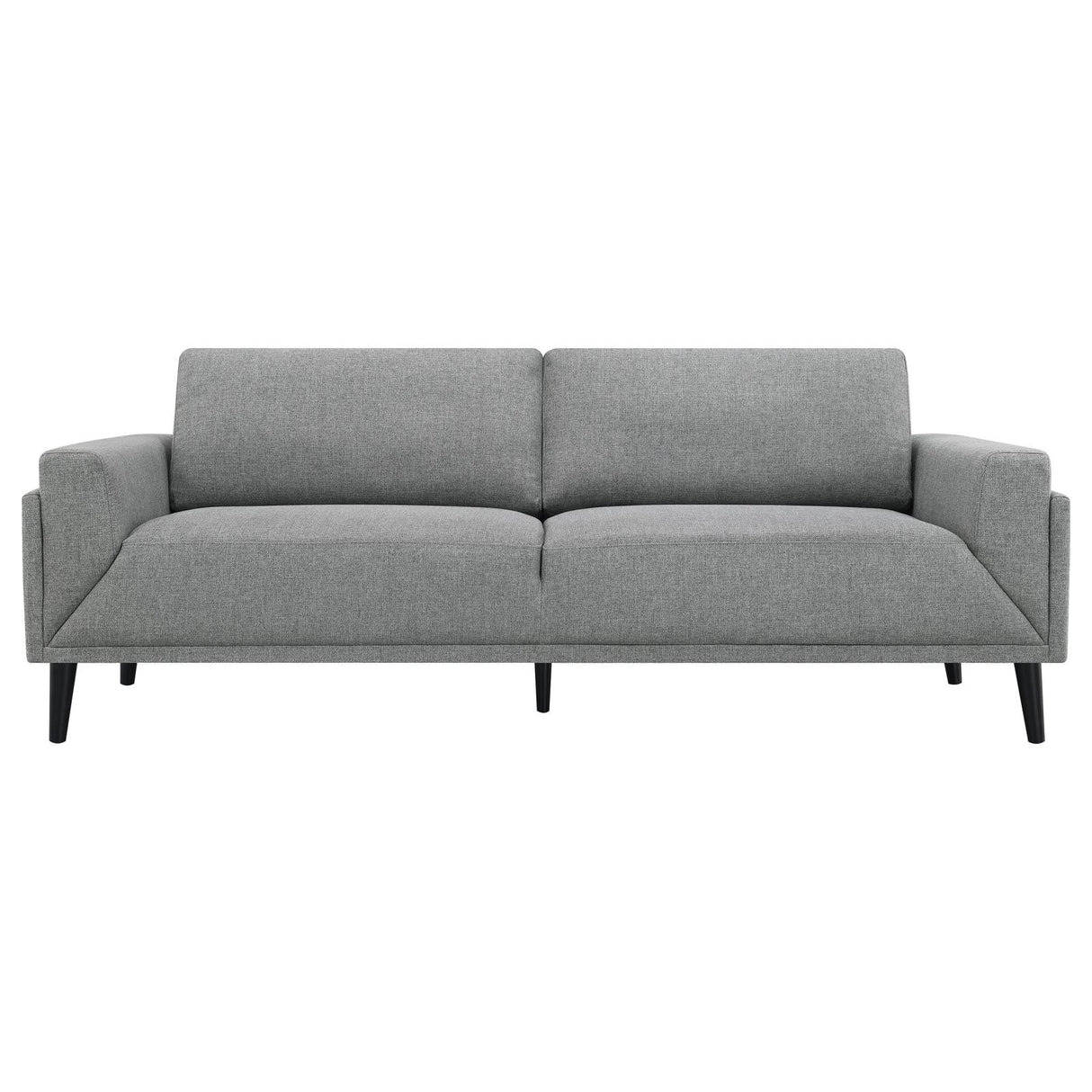 Rilynn 2-piece Upholstered Track Arms Sofa Set Grey from Coaster - Luna Furniture