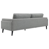 Rilynn 2-piece Upholstered Track Arms Sofa Set Grey from Coaster - Luna Furniture