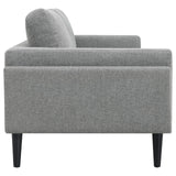 Rilynn 2-piece Upholstered Track Arms Sofa Set Grey from Coaster - Luna Furniture