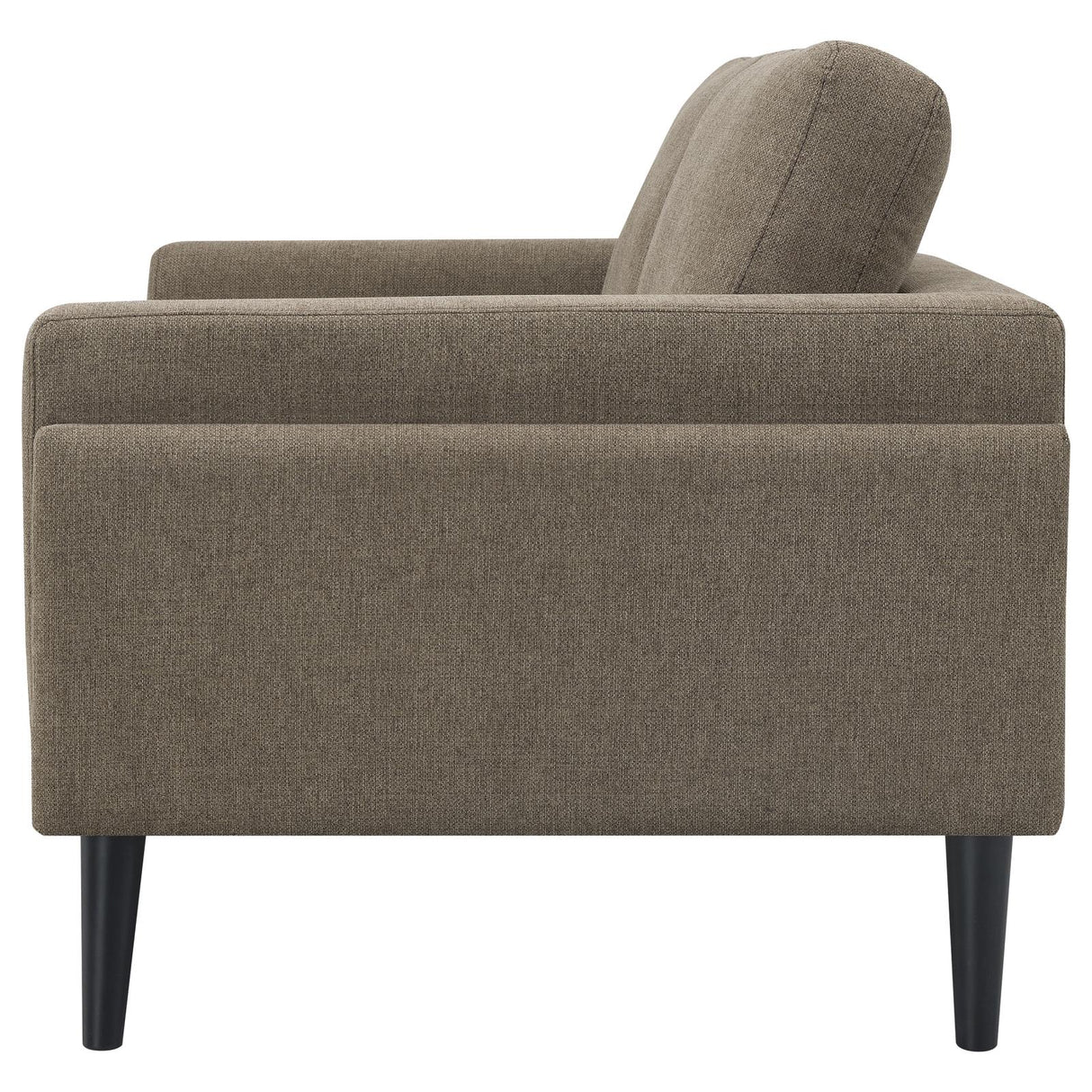 Rilynn Upholstered Track Arms Loveseat Brown from Coaster - Luna Furniture