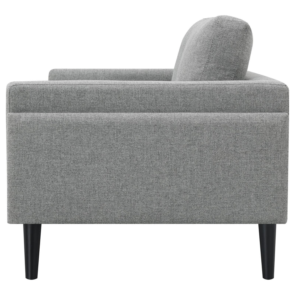 Rilynn Upholstered Track Arms Loveseat Grey - 509525 - Luna Furniture