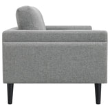 Rilynn Upholstered Track Arms Loveseat Grey - 509525 - Luna Furniture