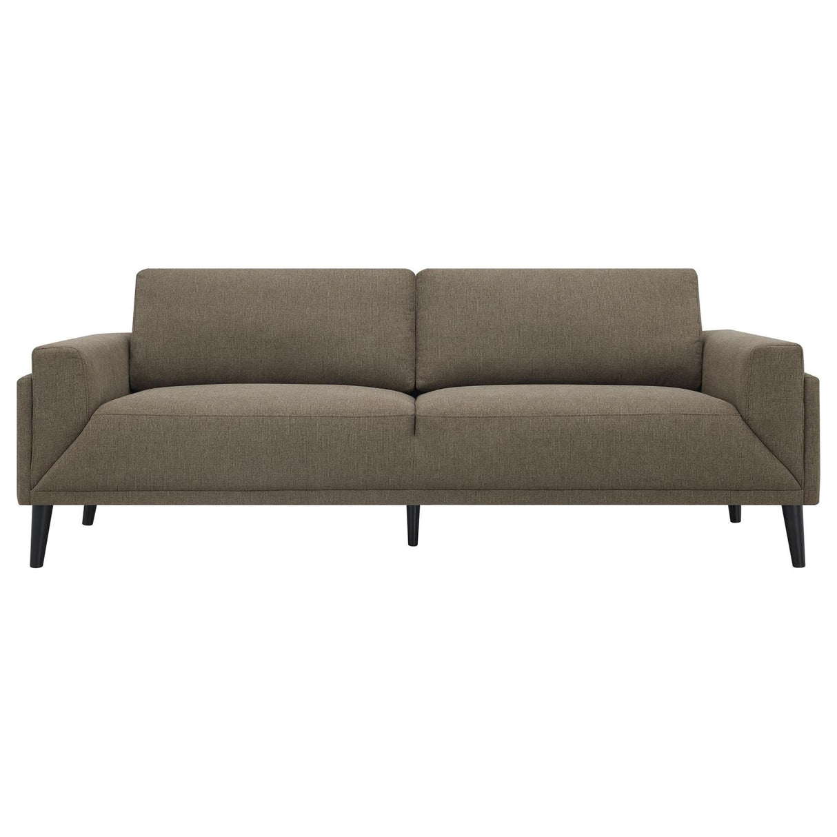 Rilynn Upholstered Track Arms Sofa Brown - 509521 - Luna Furniture