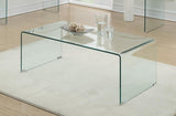 Ripley Clear Rectangular Coffee Table from Coaster - Luna Furniture