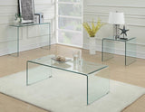 Ripley Clear Rectangular Coffee Table from Coaster - Luna Furniture