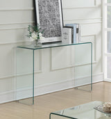 Ripley Rectangular Sofa Table Clear from Coaster - Luna Furniture