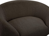 Ritz Boucle Fabric Living Room Chair Brown from Meridian - Luna Furniture