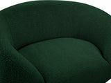 Ritz Boucle Fabric Living Room Chair Green from Meridian - Luna Furniture