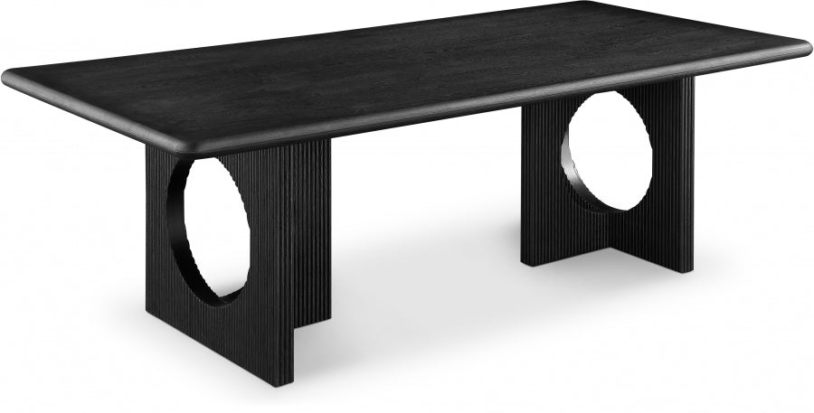 Rivas Dining Table Black from Meridian - Luna Furniture