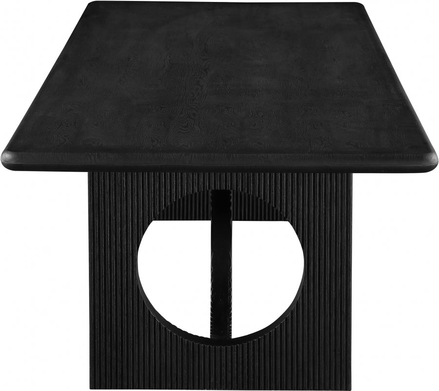 Rivas Dining Table Black from Meridian - Luna Furniture