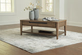 Roanhowe Brown Coffee Table - T769-1 - Luna Furniture